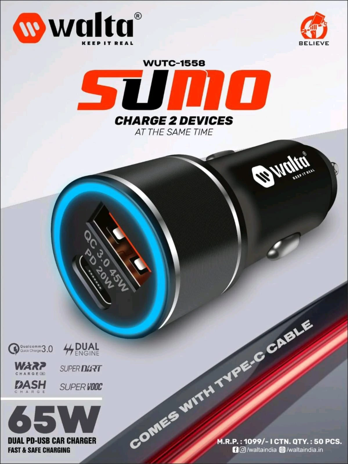 WALTA CAR CHARGER